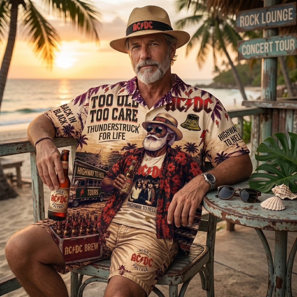 PREMIUM HAWAIIAN SHIRT TLQ DBD ACDC 0608261