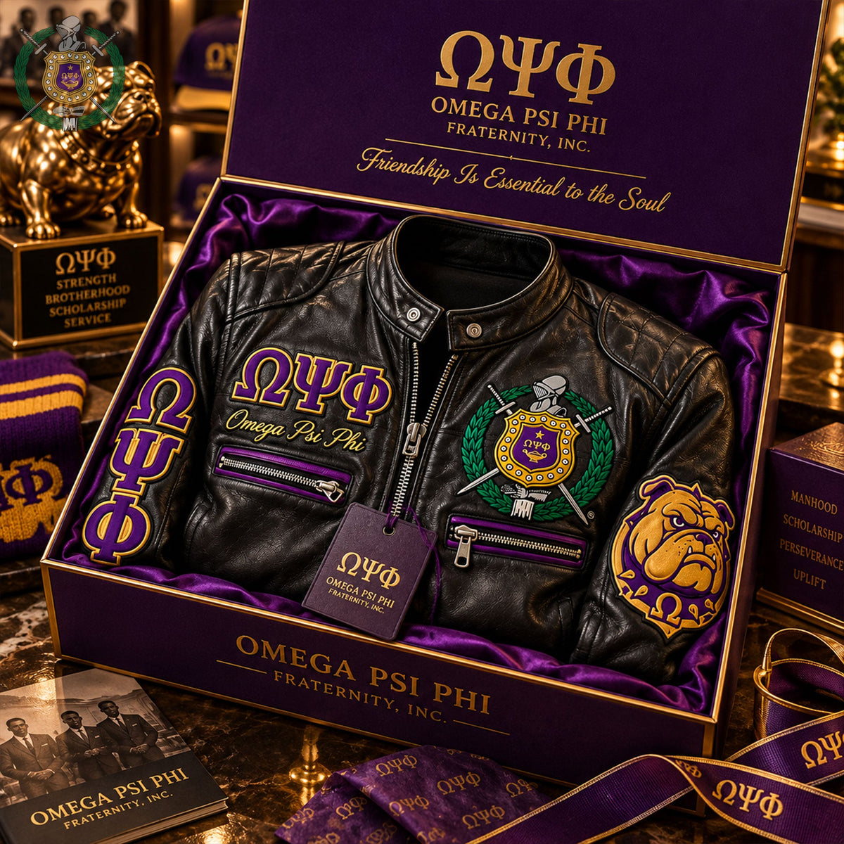 Men's Leather Jacket HANNN TND OPP 2010268