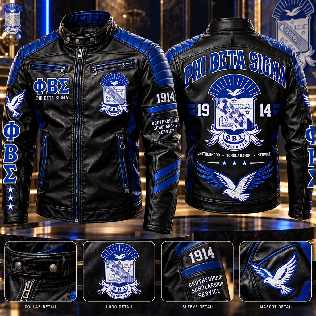 Men's Leather Zip-up Jacket HANNN TND PBS 2810262