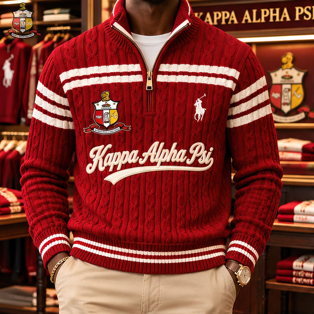 Premium Cable-Knit Quarter-Zip Sweater HANNN TND KAP 2910269
