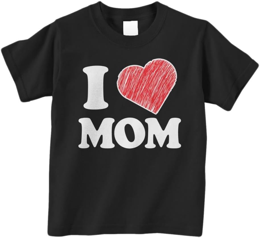 Threadrock Little Boys' I Love Mom Infant\/Toddler
