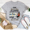 Personalized Birthday T Shirt, Camping birthday shirt, Some March Girls go camping, Campers Gift, Camping Lover Unisex Cotton T Shirt