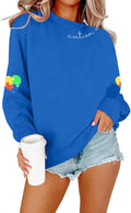EGELEXY Autism Mom Sweatshirt Women : Autism Awareness Tops Puzzle Graphic Autistic Support Clothes