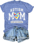 Autism Awareness Shirt Autism Mom Shirt Womens Autism Acceptance T Shirt Mental Health Tees Positive Mama Tops
