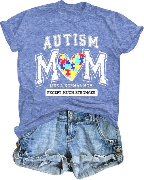 Autism Awareness Shirt Autism Mom Shirt Womens Autism Acceptance T Shirt Mental Health Tees Positive Mama Tops