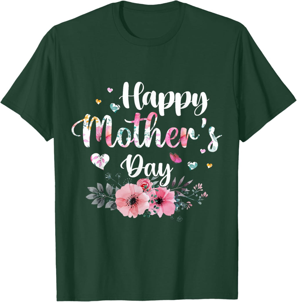 Happy Mother's Day 2025 Cute Floral for Women Mom Grandma