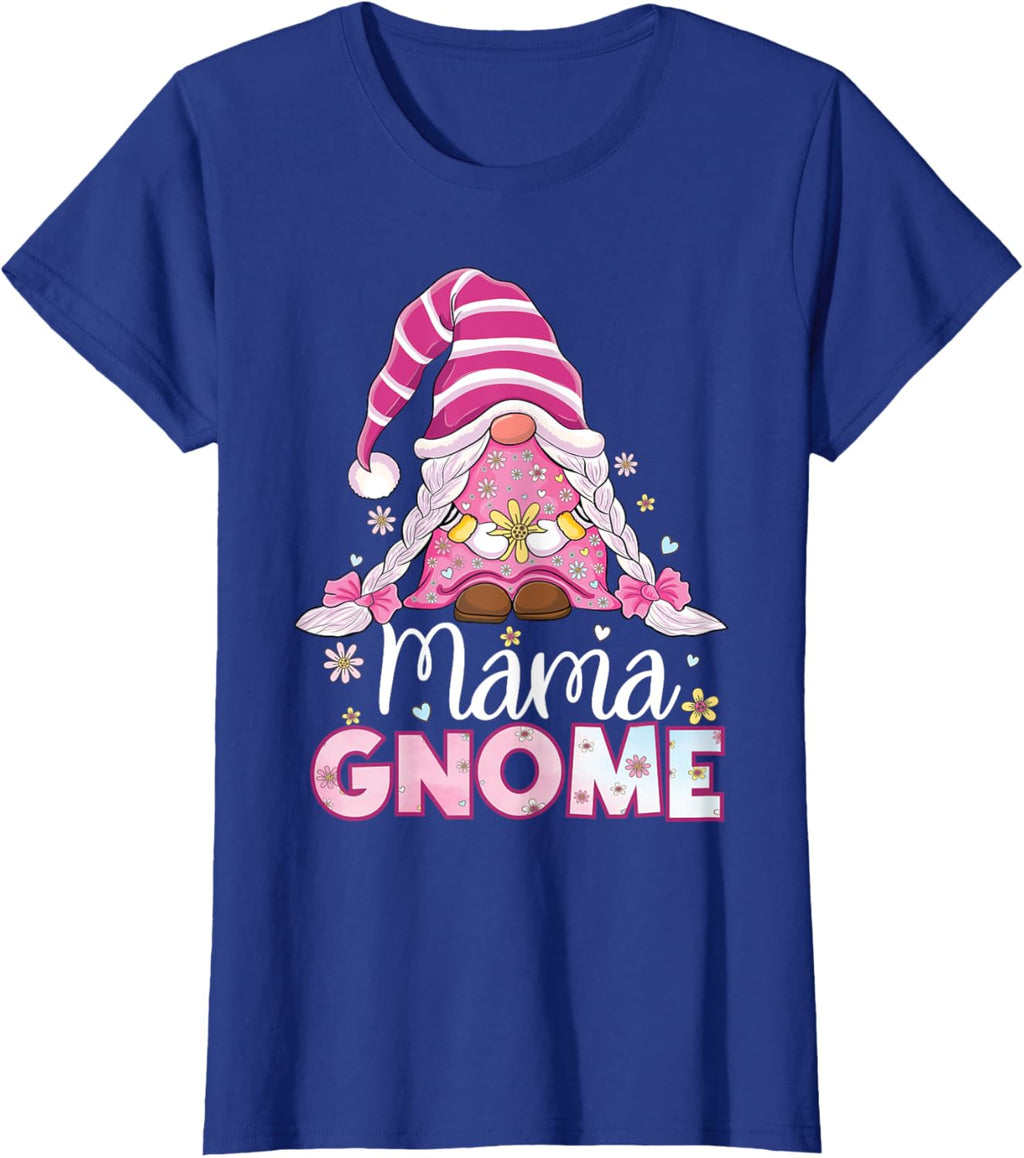 Flower For Mom Gnomies Cute Gnome Mom Happy Mother's Day
