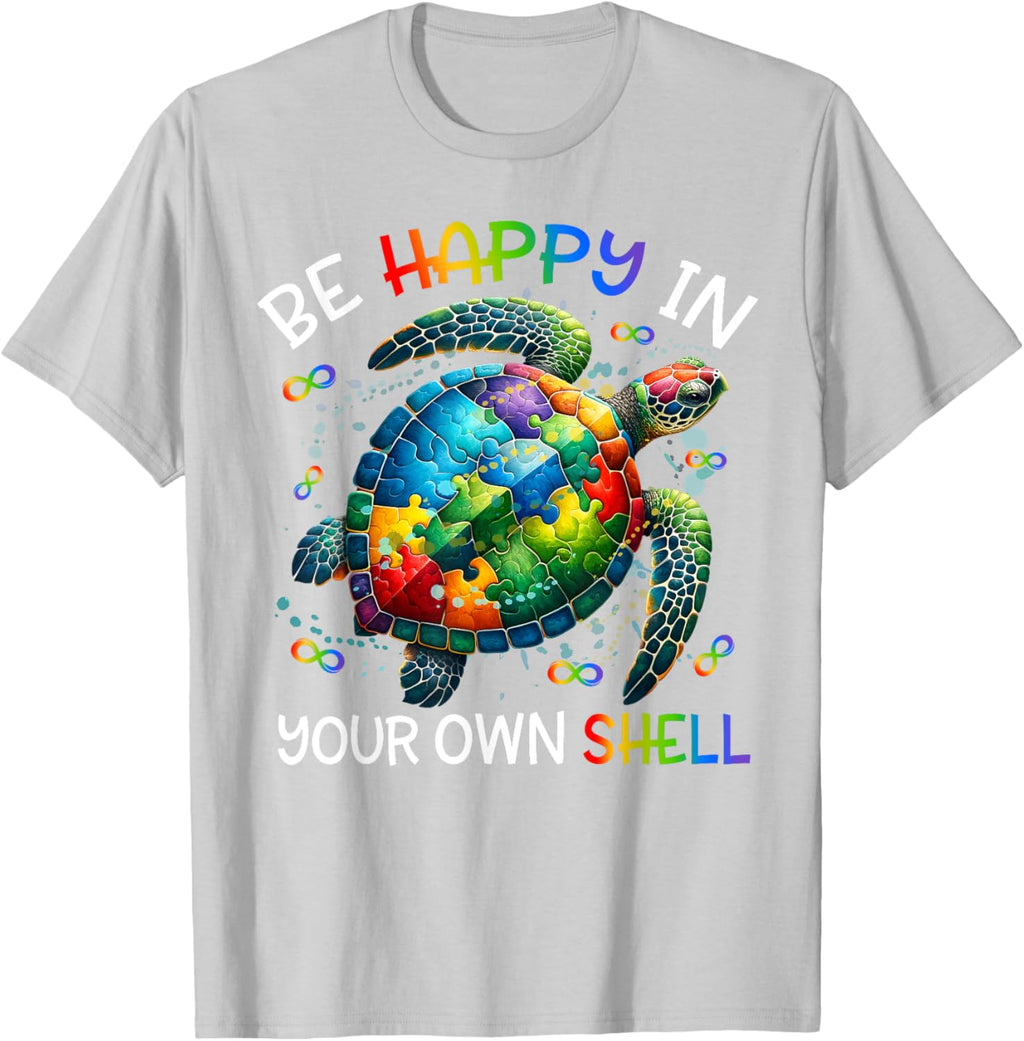 Puzzle Turtle Be Happy In Your Own Shell Autism Awareness