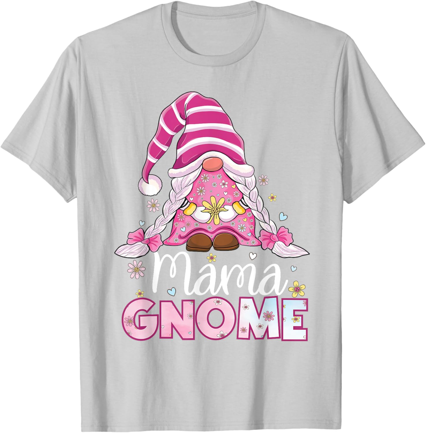 Flower For Mom Gnomies Cute Gnome Mom Happy Mother's Day