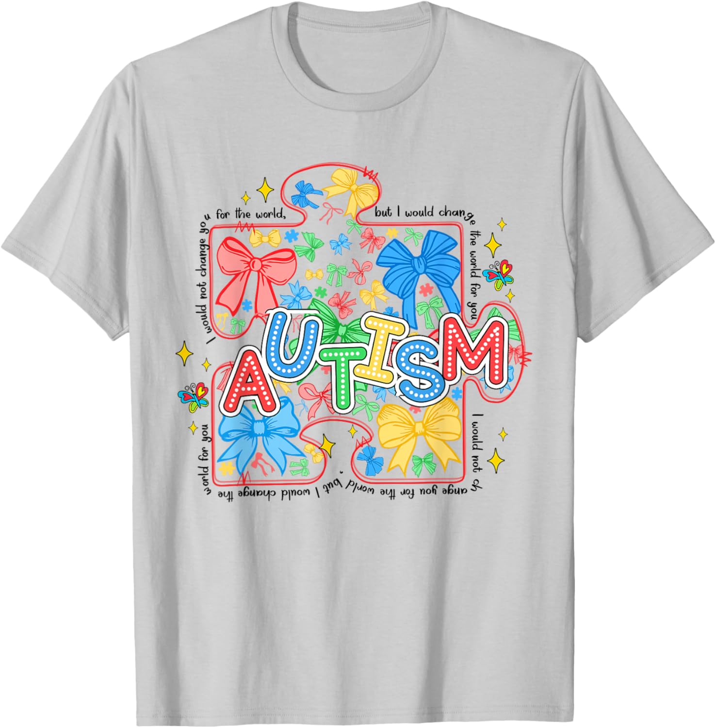 Autism Awareness Coquette Bow Autism Awareness Puzzle Piece