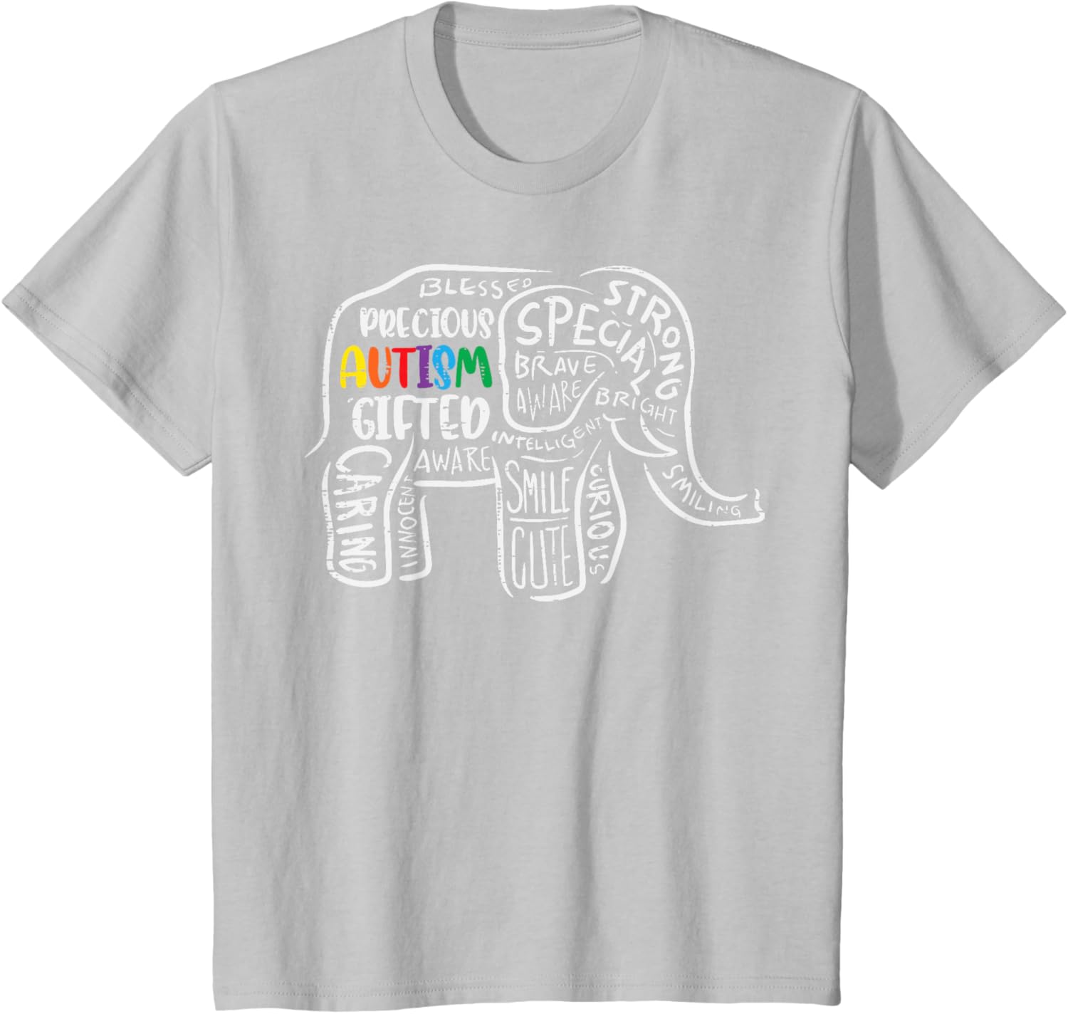 Autism Awareness Elephant Acceptance Autistic Men Women Kids