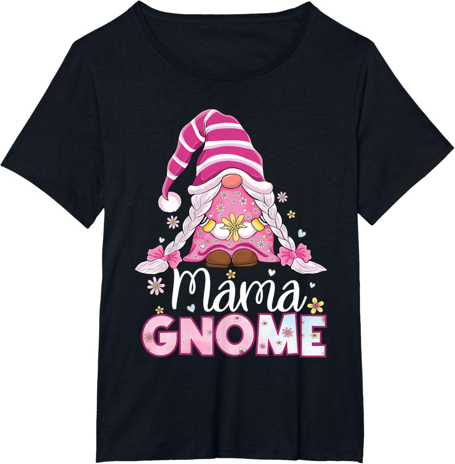 Flower For Mom Gnomies Cute Gnome Mom Happy Mother's Day