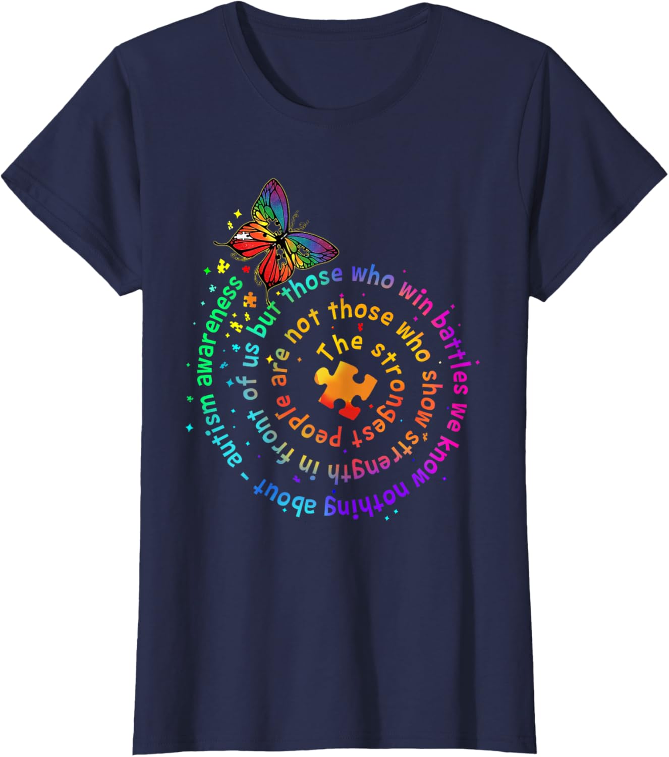 The Strongest People Butterfly Autism Awareness