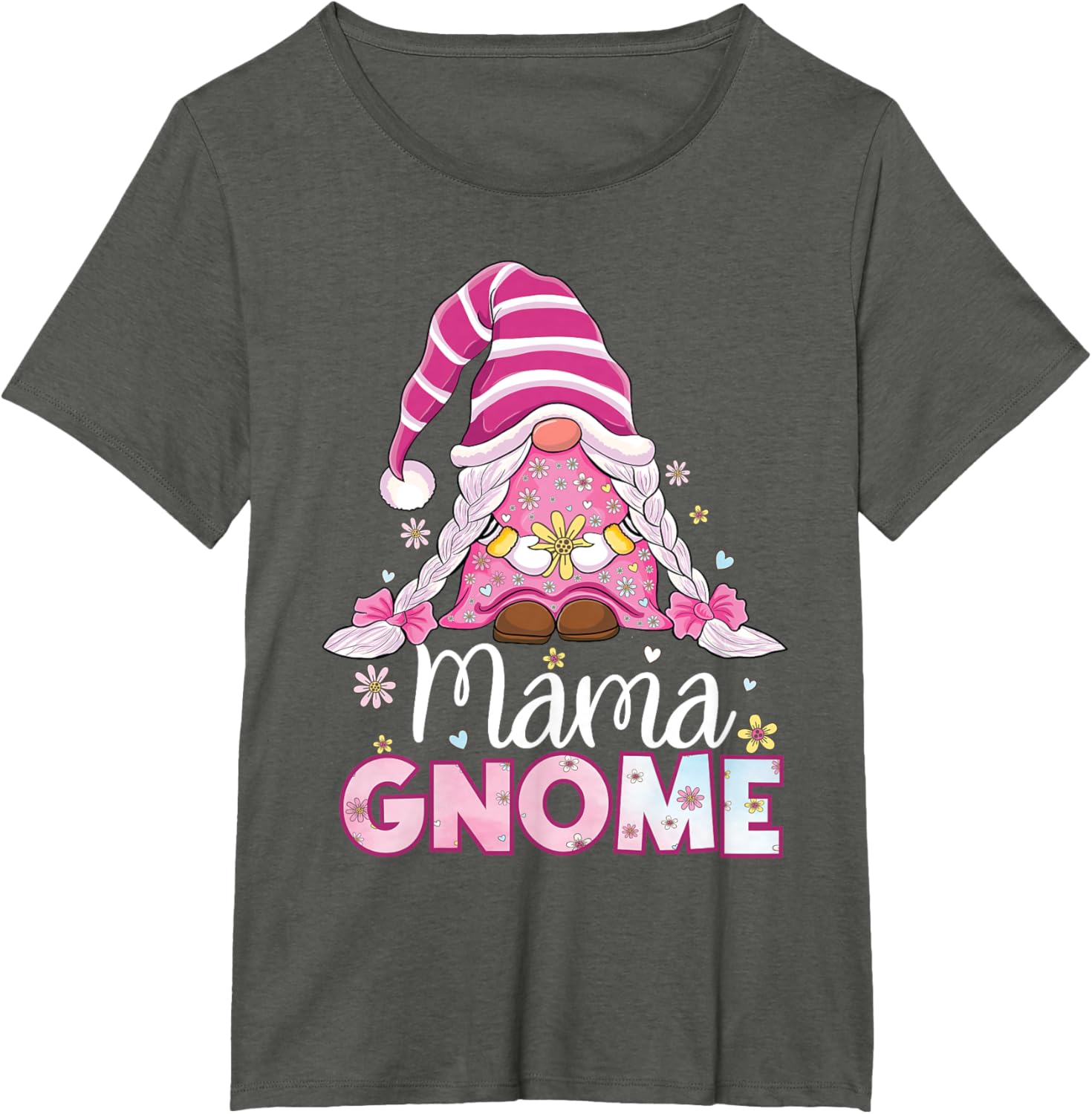 Flower For Mom Gnomies Cute Gnome Mom Happy Mother's Day