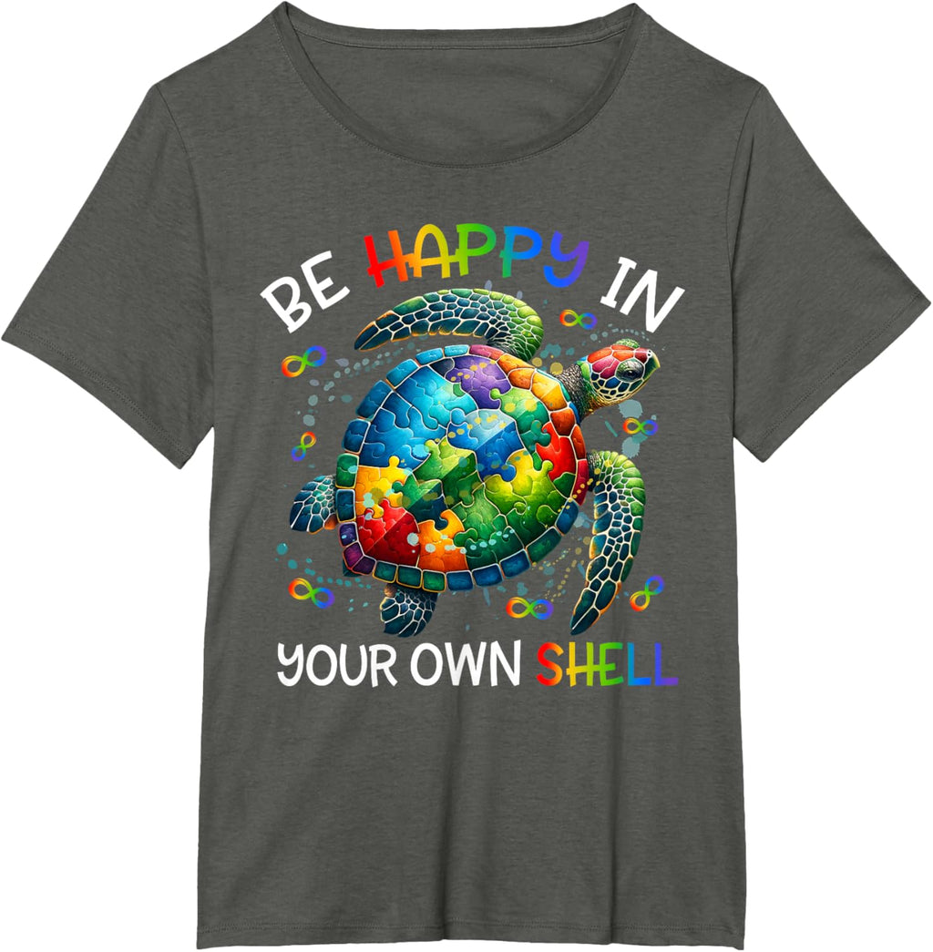 Puzzle Turtle Be Happy In Your Own Shell Autism Awareness