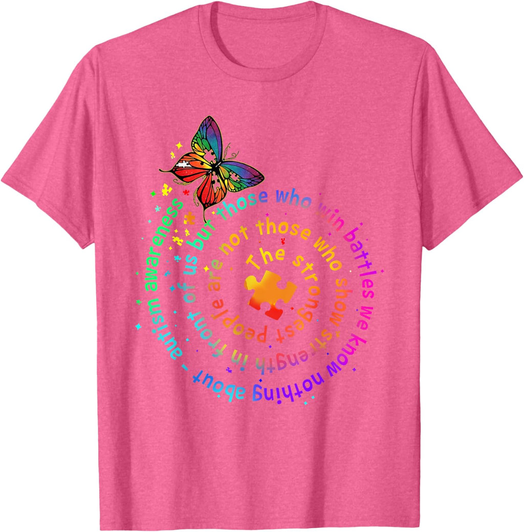 The Strongest People Butterfly Autism Awareness