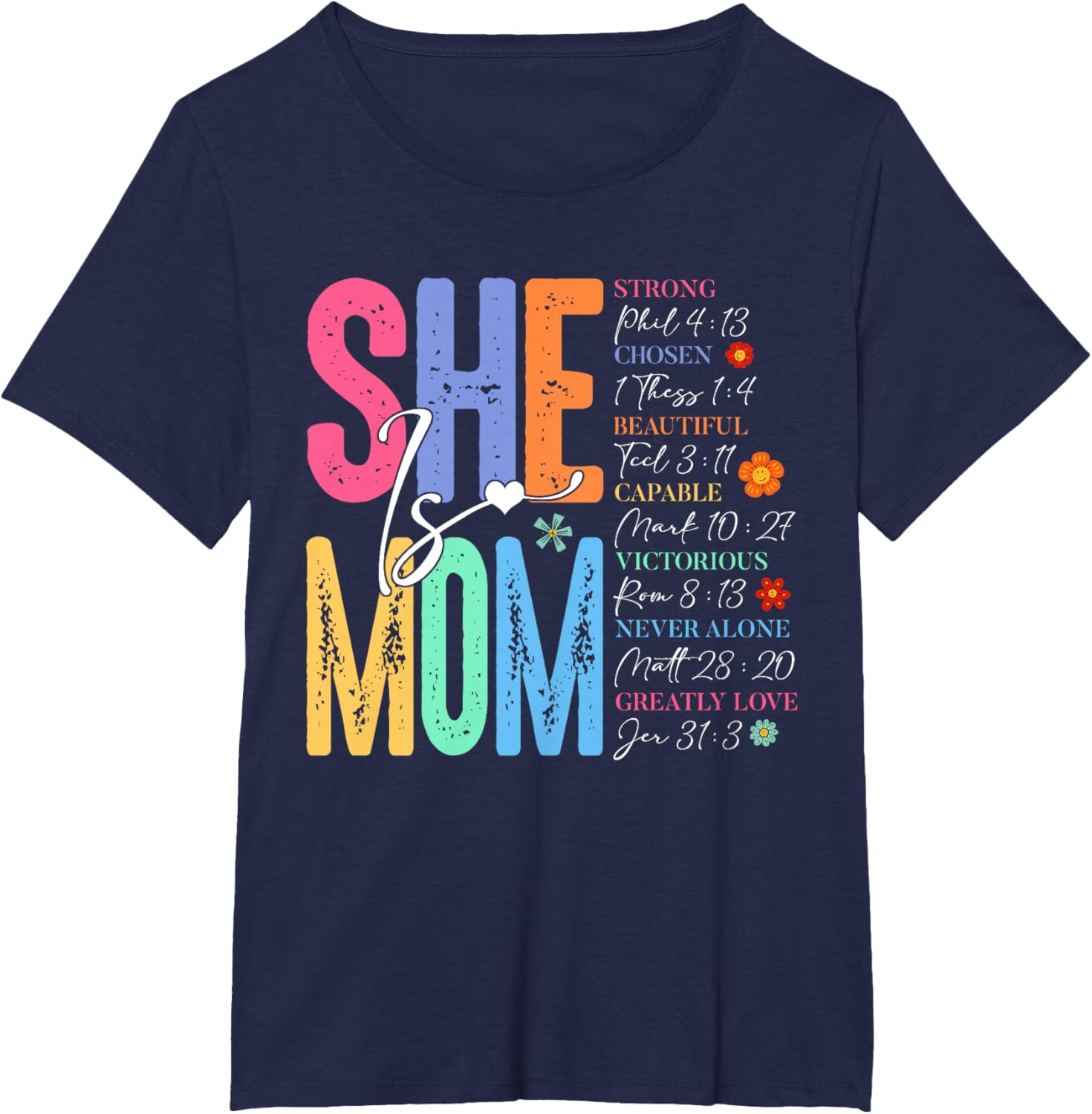 She Is Mom Christian Mother's Day Jesus Mama Religious Women