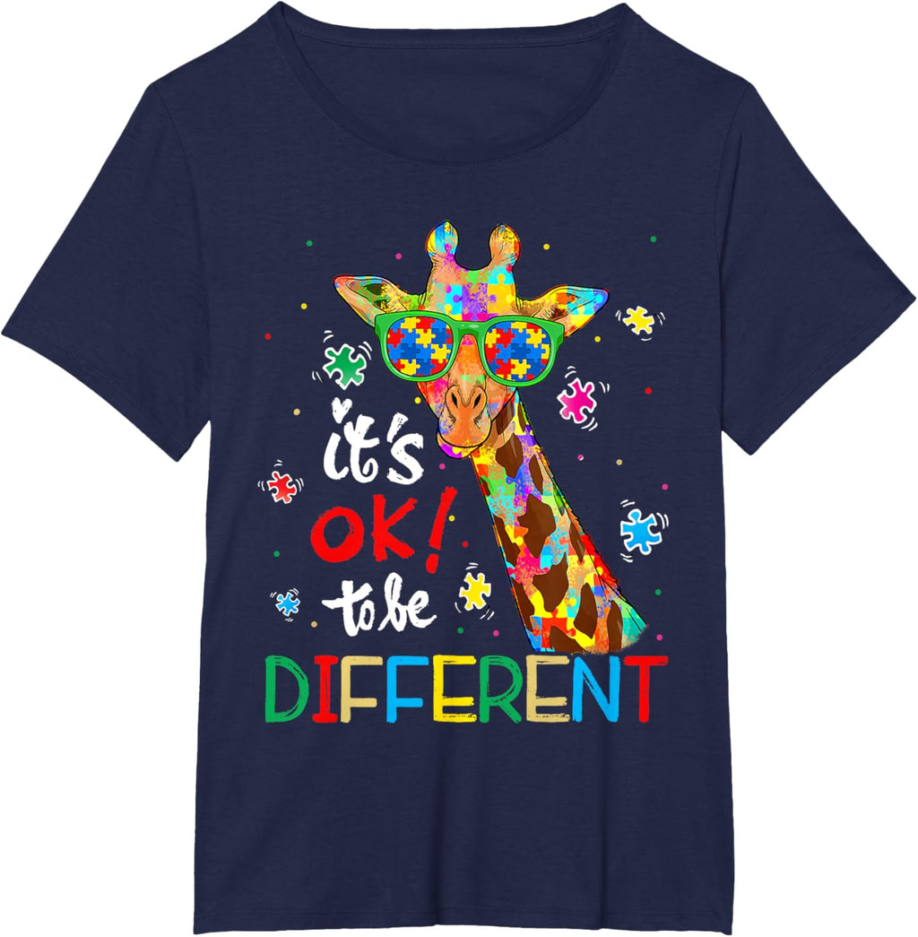 Autism Awareness Acceptance Women Kid Its Ok To Be Different