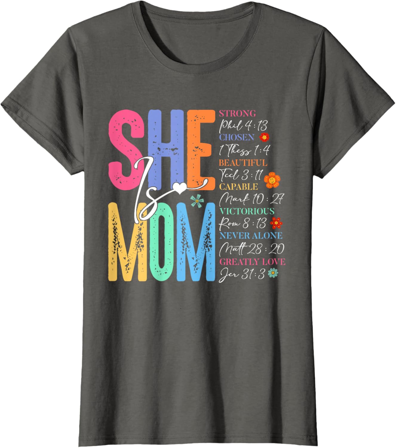 She Is Mom Christian Mother's Day Jesus Mama Religious Women