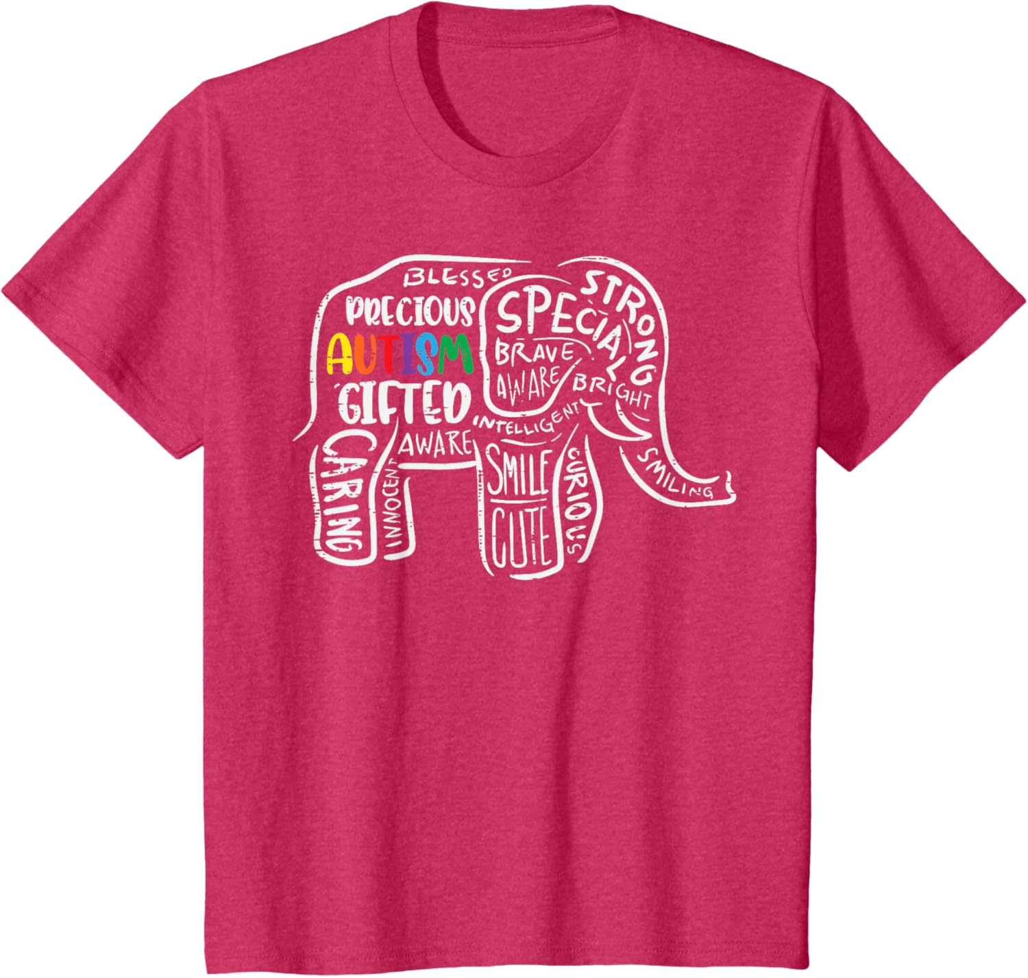 Autism Awareness Elephant Acceptance Autistic Men Women Kids