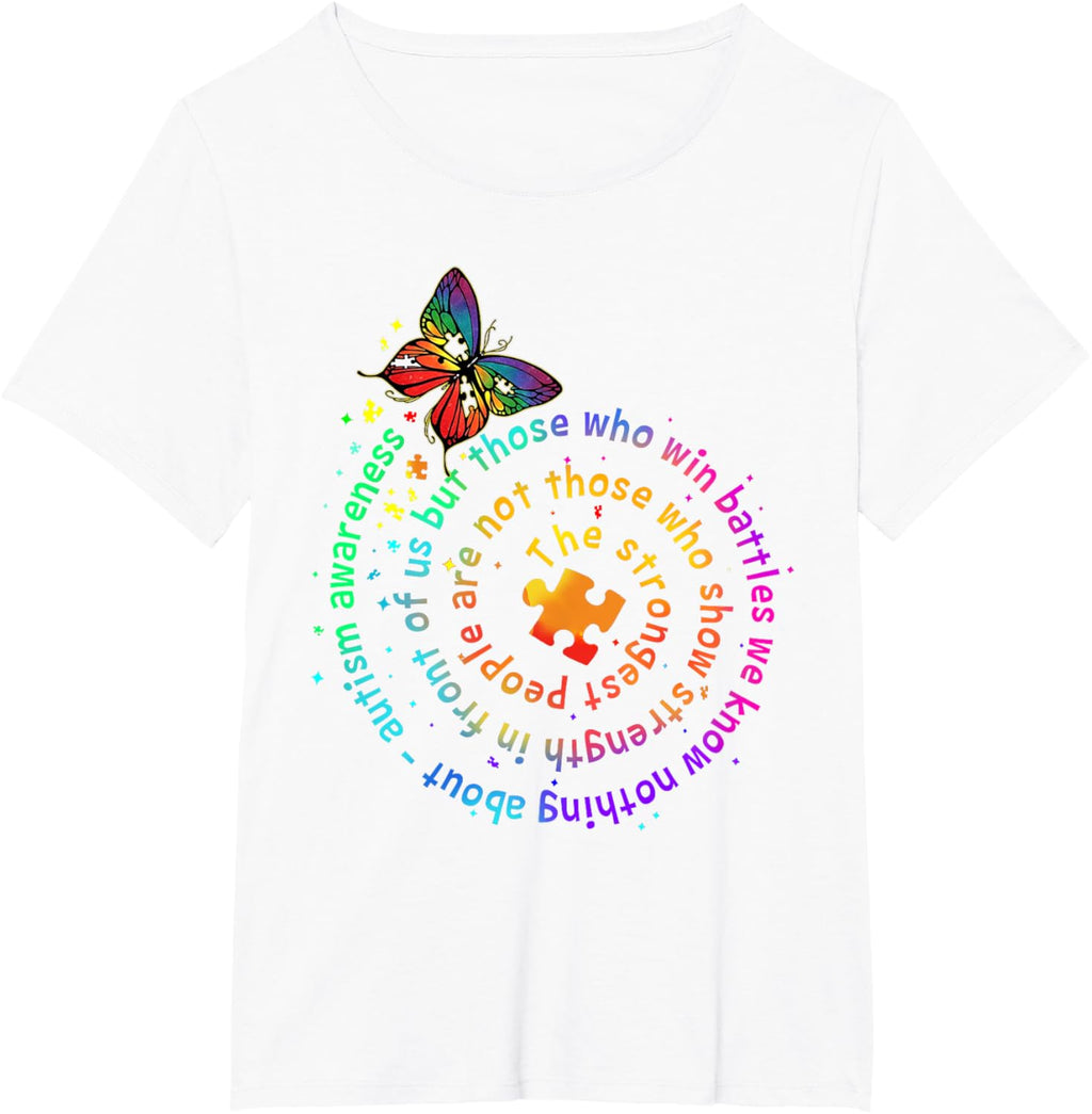The Strongest People Butterfly Autism Awareness