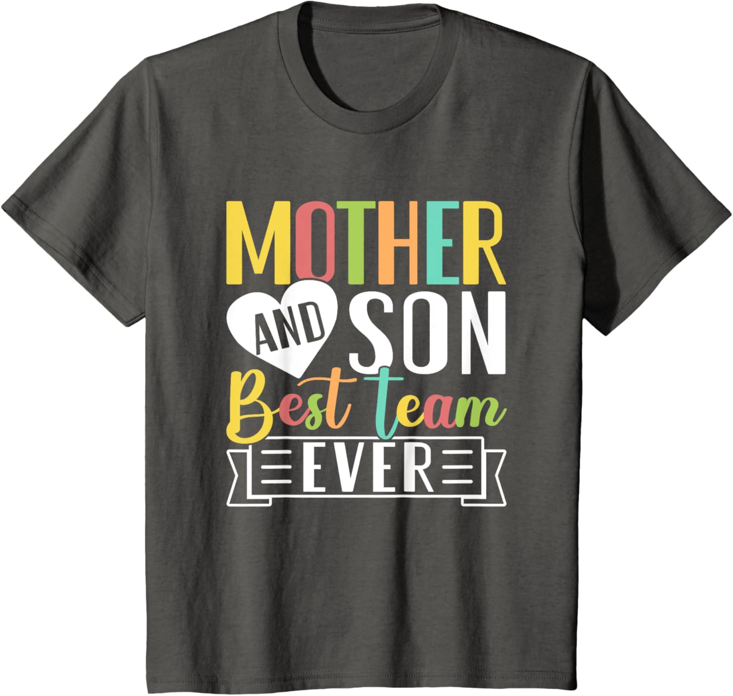 Mothers Day Mama Mom Son Love Mommy Mama Mother's Black Unisex Classic Fit Crew Neck Short Sleeve Mother Shirt