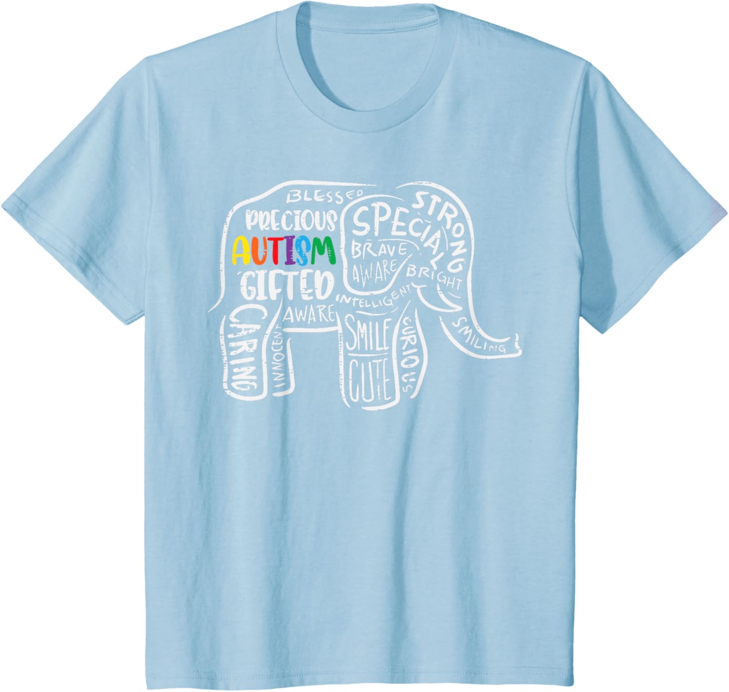 Autism Awareness Elephant Acceptance Autistic Men Women Kids