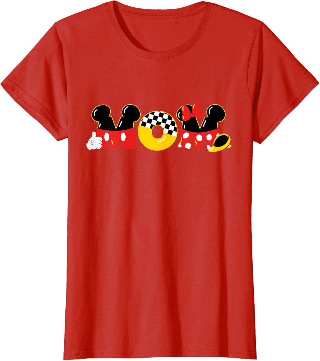 Disney Mickey Mouse & Minnie Mouse Mom Mother\u2019s Day Birthday Mother Shirt