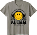 Kids Autism Awareness Acceptance Smile Face Autistic Teacher Kids