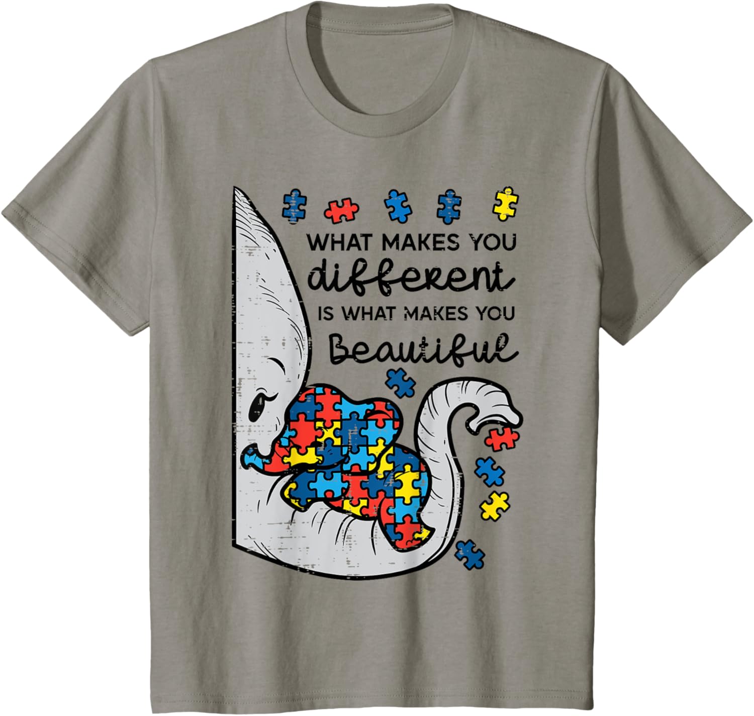 What Makes You Different Beautiful Elephant Autism Awareness