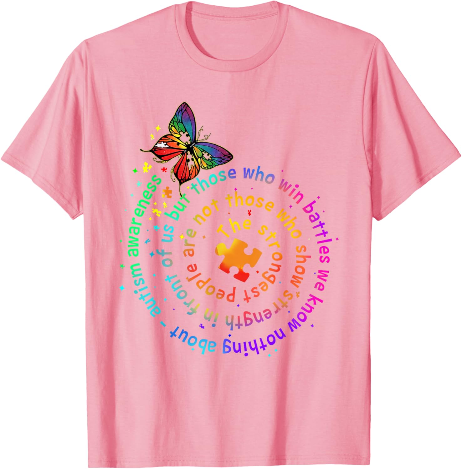 The Strongest People Butterfly Autism Awareness