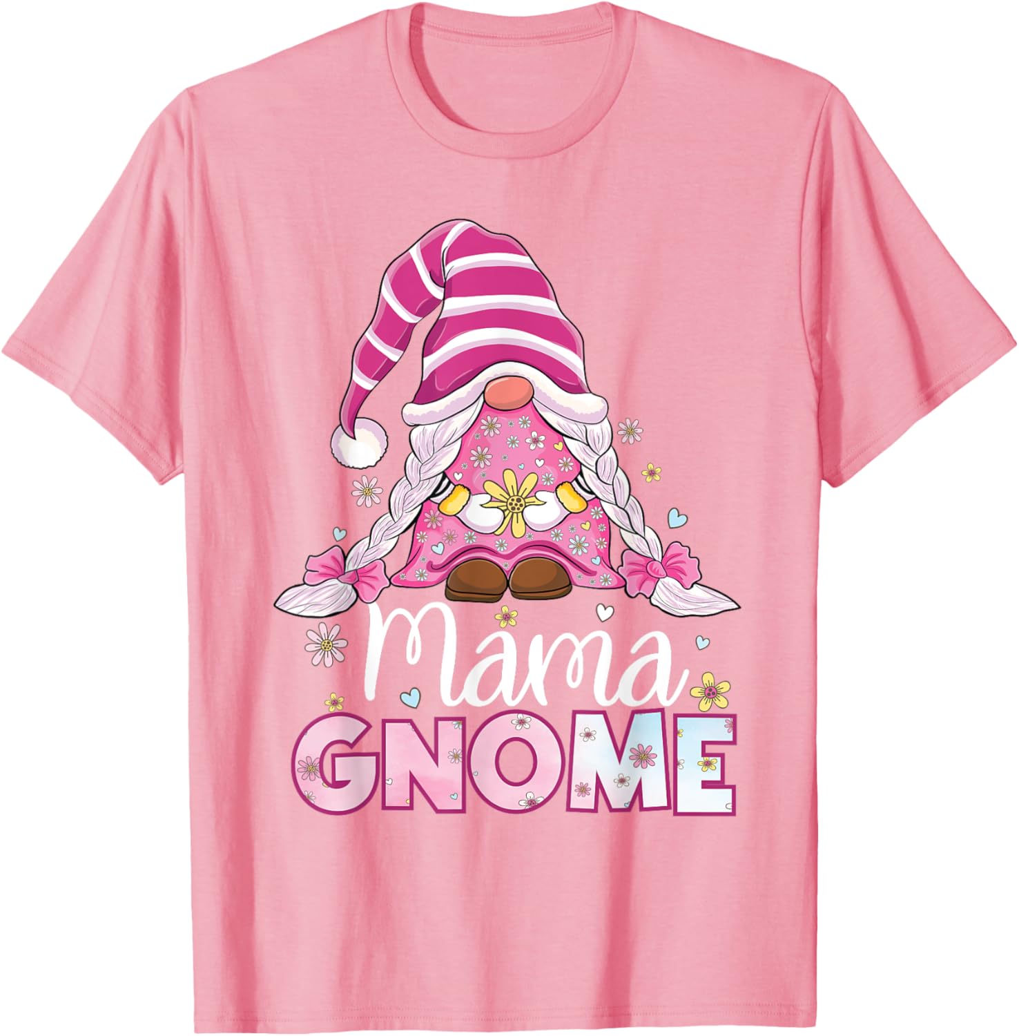 Flower For Mom Gnomies Cute Gnome Mom Happy Mother's Day