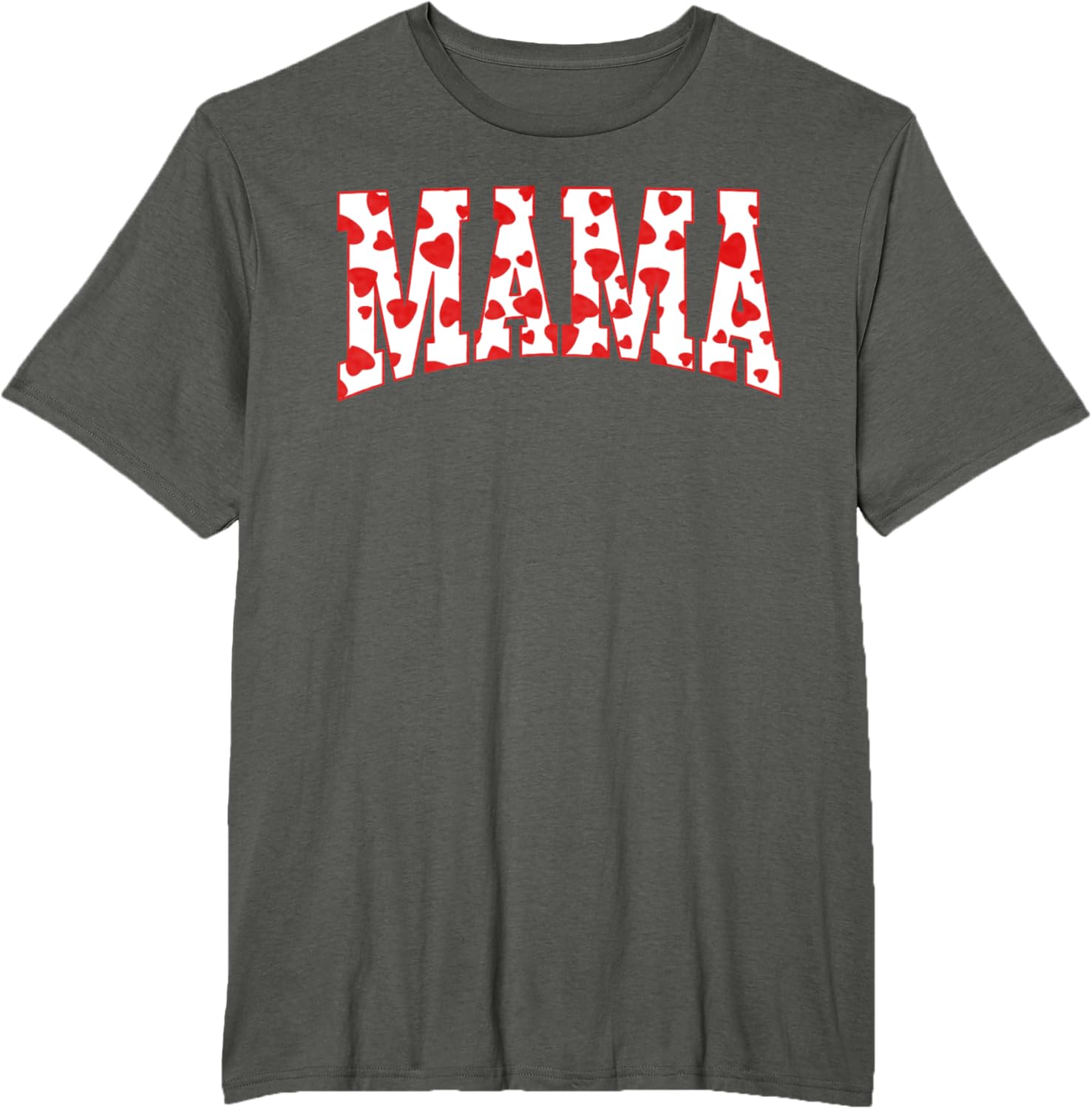 Mama Valentine Heart Valentines Day Family Matching Funny Mother Shirt