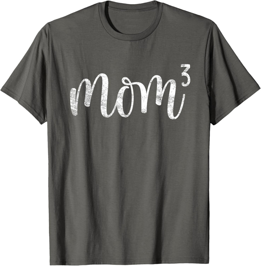 Mom3 Mom Cubed Mother of Three Mama of 3 Gifts Mothers Day