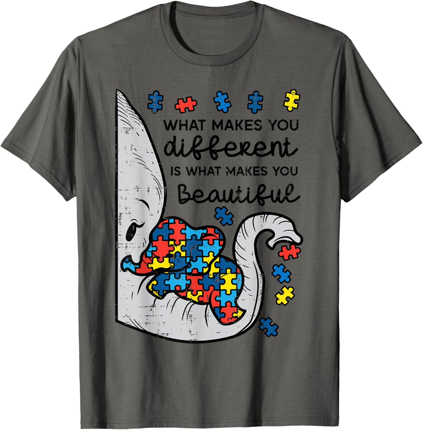 What Makes You Different Beautiful Elephant Autism Awareness