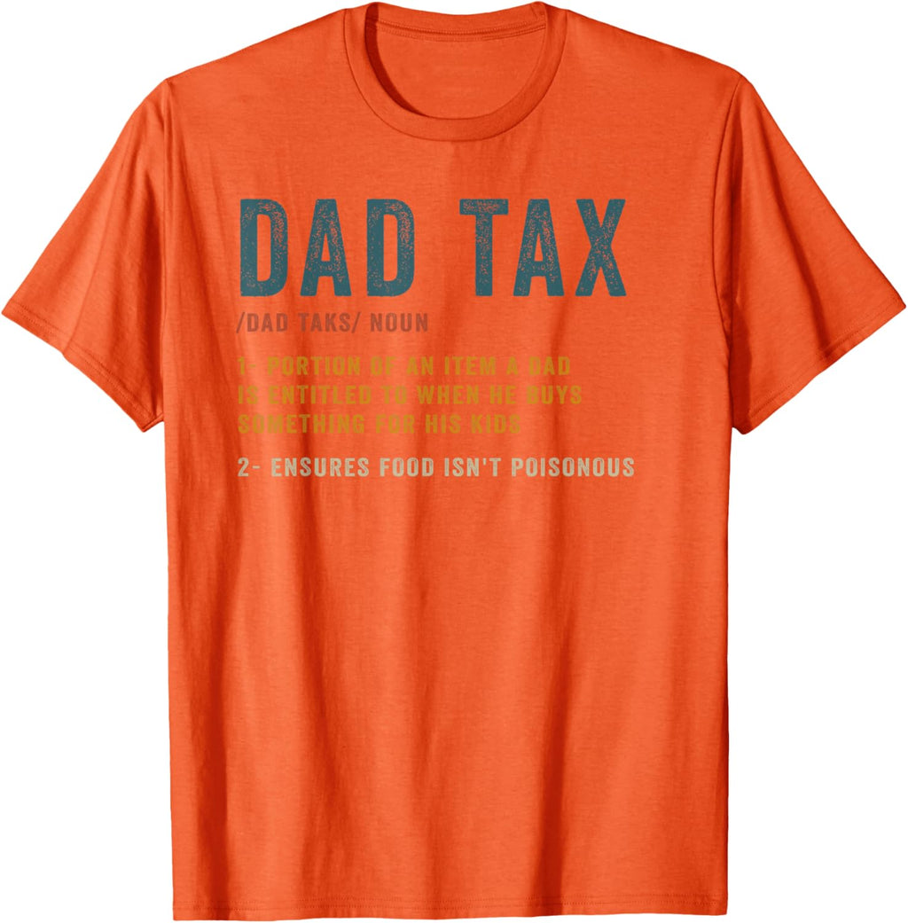 Vintage Dad Tax Definition Men Funny Father's Day