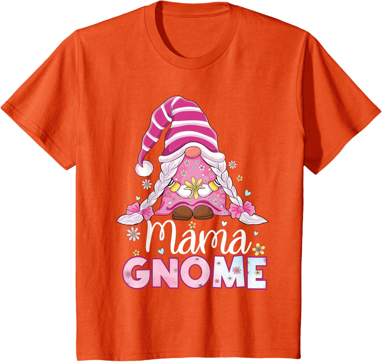 Flower For Mom Gnomies Cute Gnome Mom Happy Mother's Day
