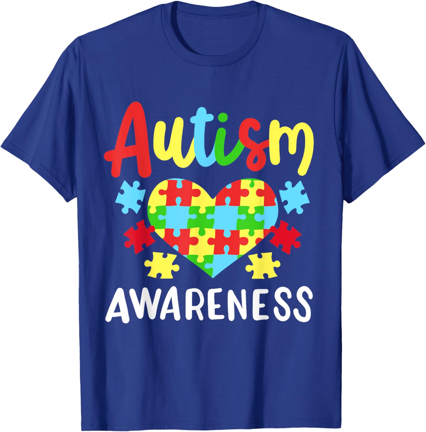 Autism Awareness T-Shirt, Small, Black