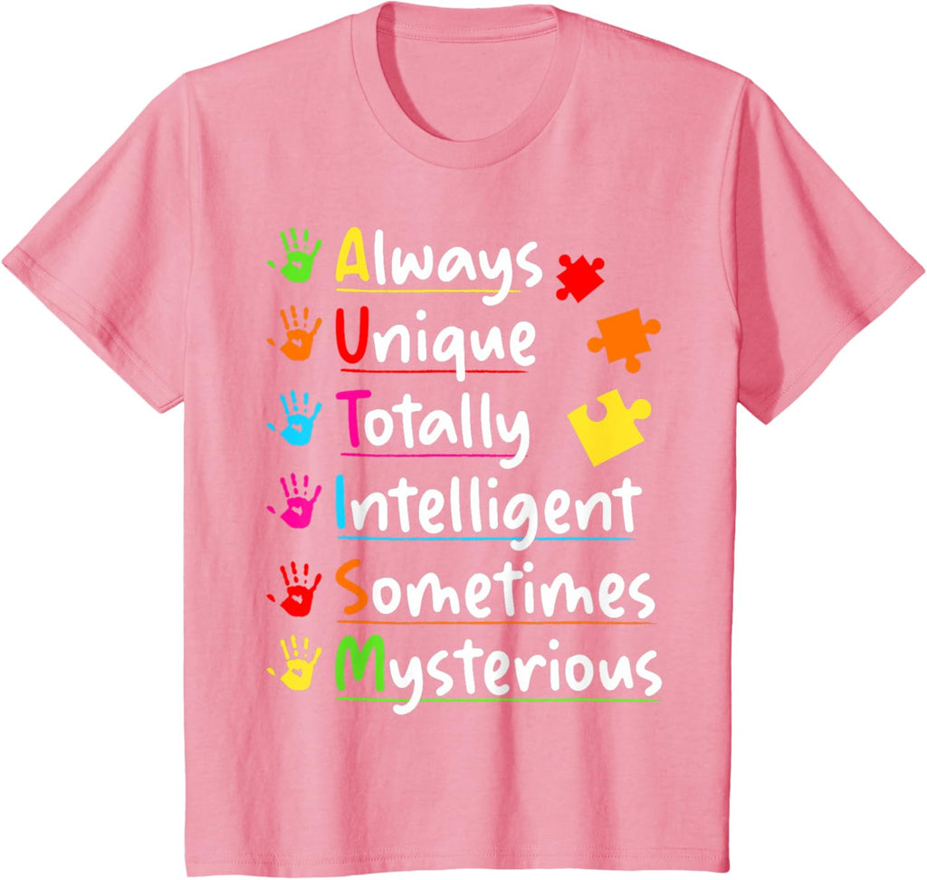 Always Unique Autism Awareness Totally Intelligent Kids