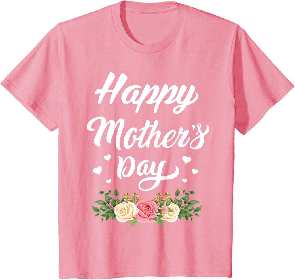 Happy Mother's Day 2024 Tshirt for Women Mom Grandma Mother Shirt