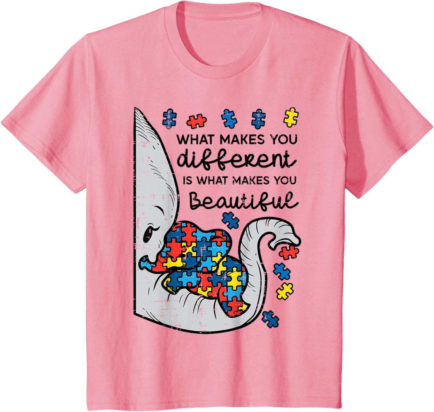 What Makes You Different Beautiful Elephant Autism Awareness