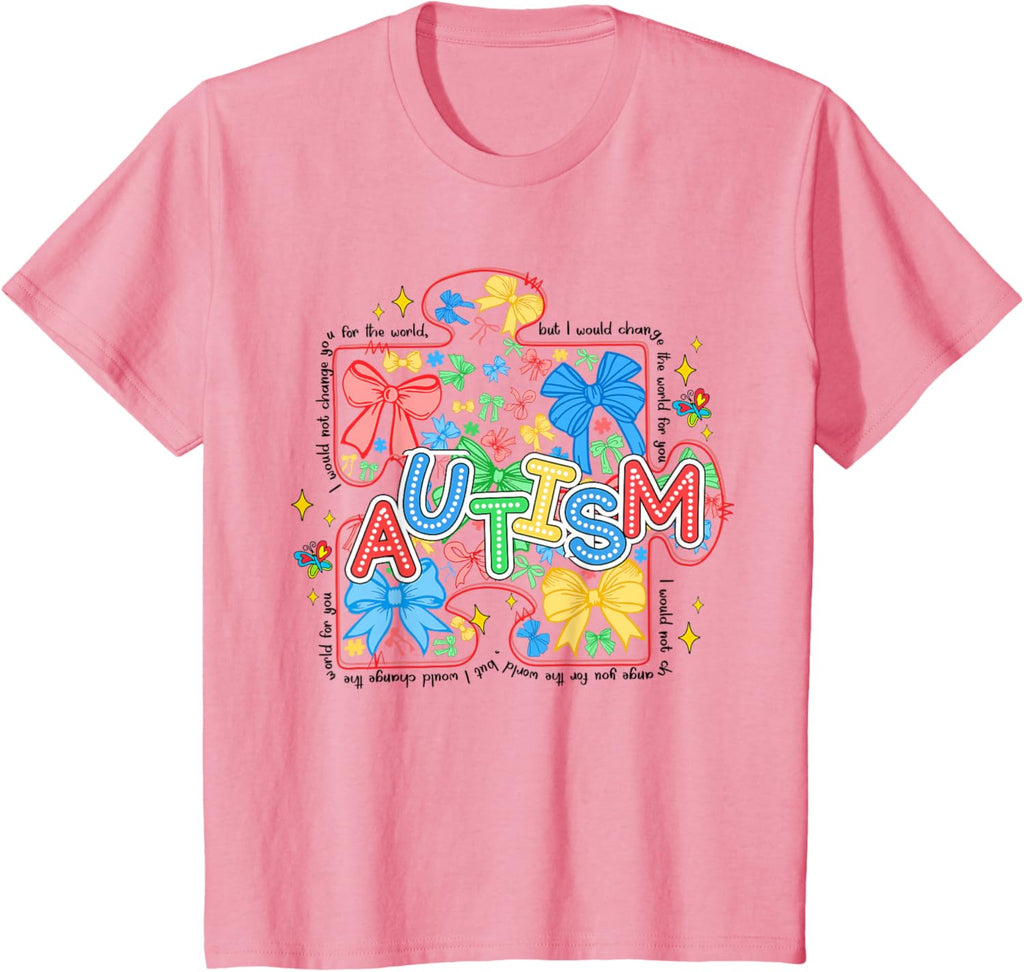 Autism Awareness Coquette Bow Autism Awareness Puzzle Piece