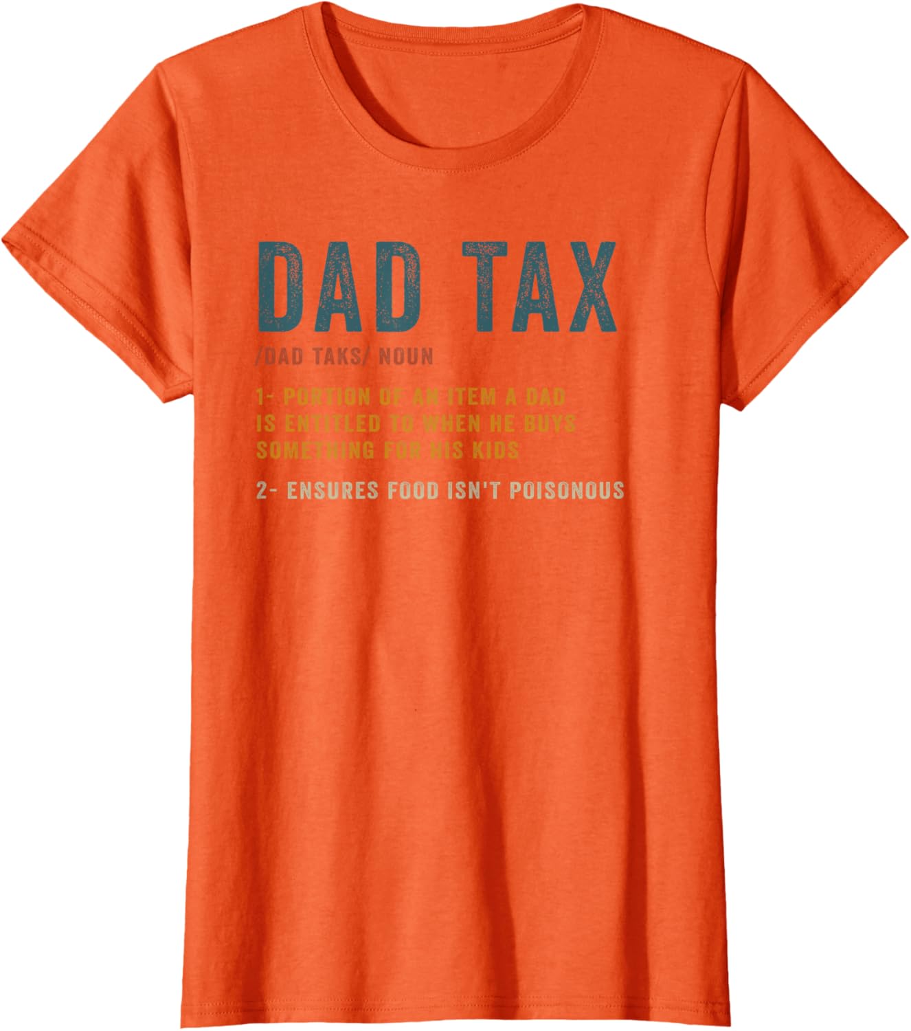 Vintage Dad Tax Definition Men Funny Father's Day