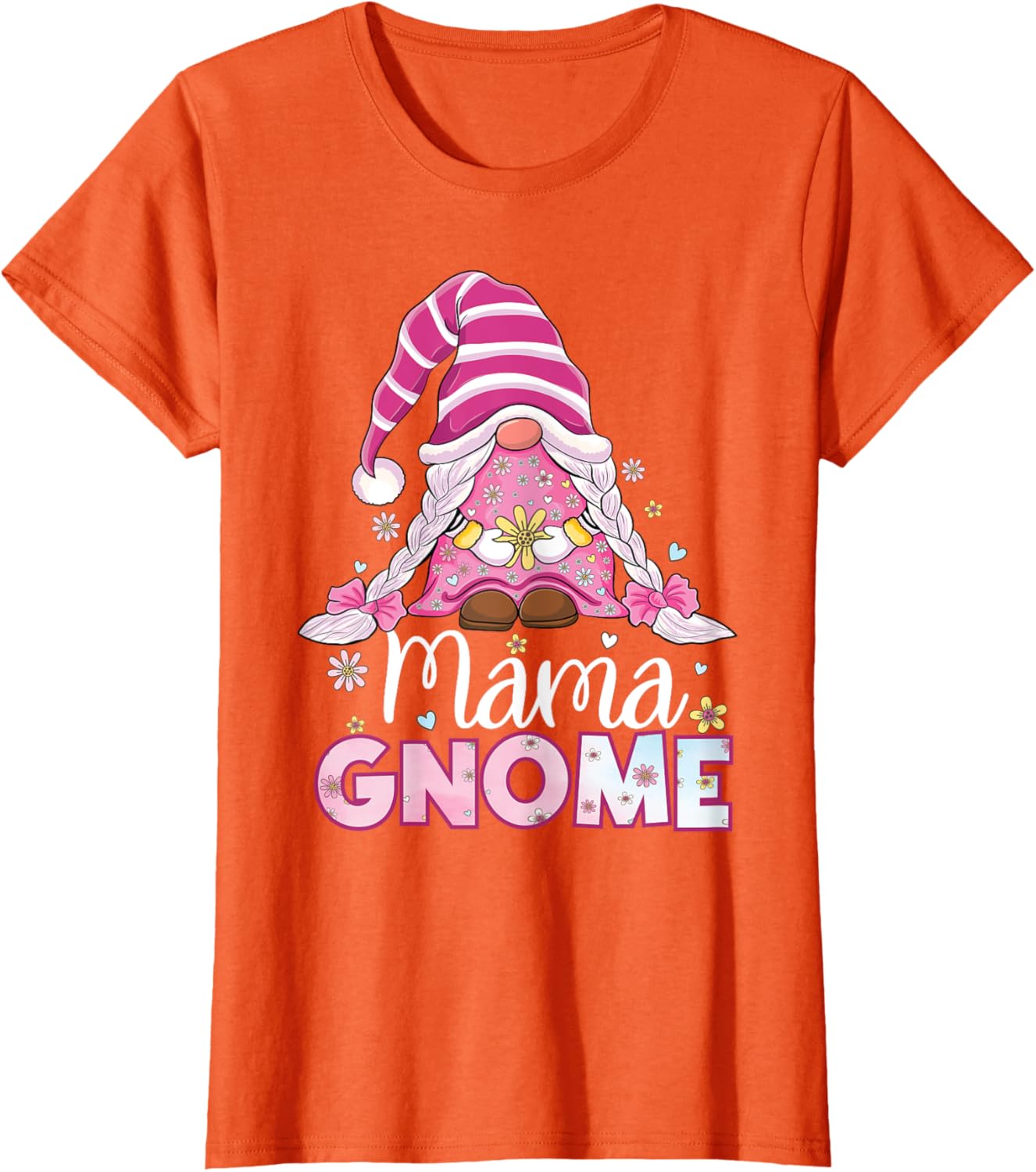 Flower For Mom Gnomies Cute Gnome Mom Happy Mother's Day
