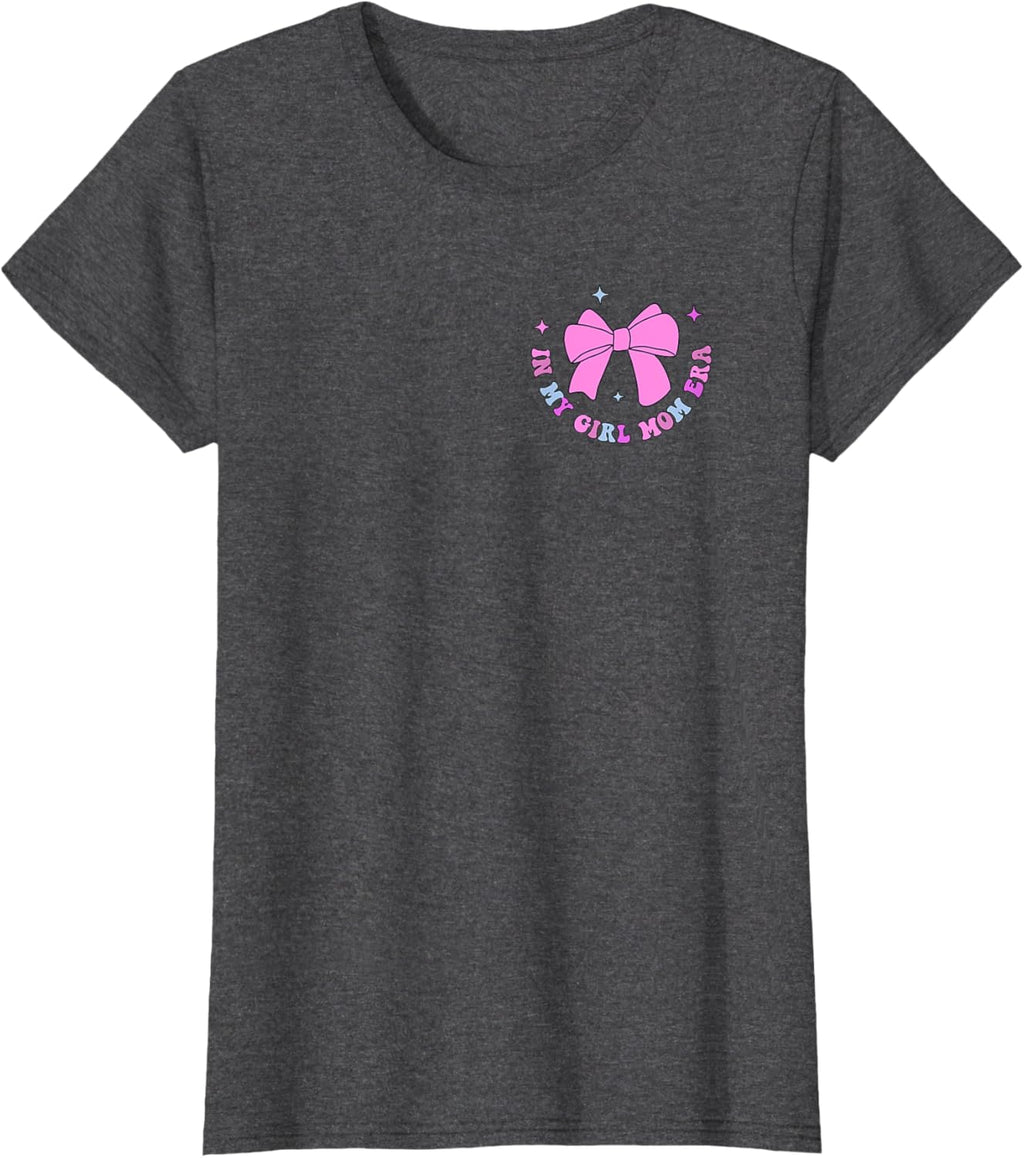 In My Era Mom Groovy Ribbon Girls Mother's Day