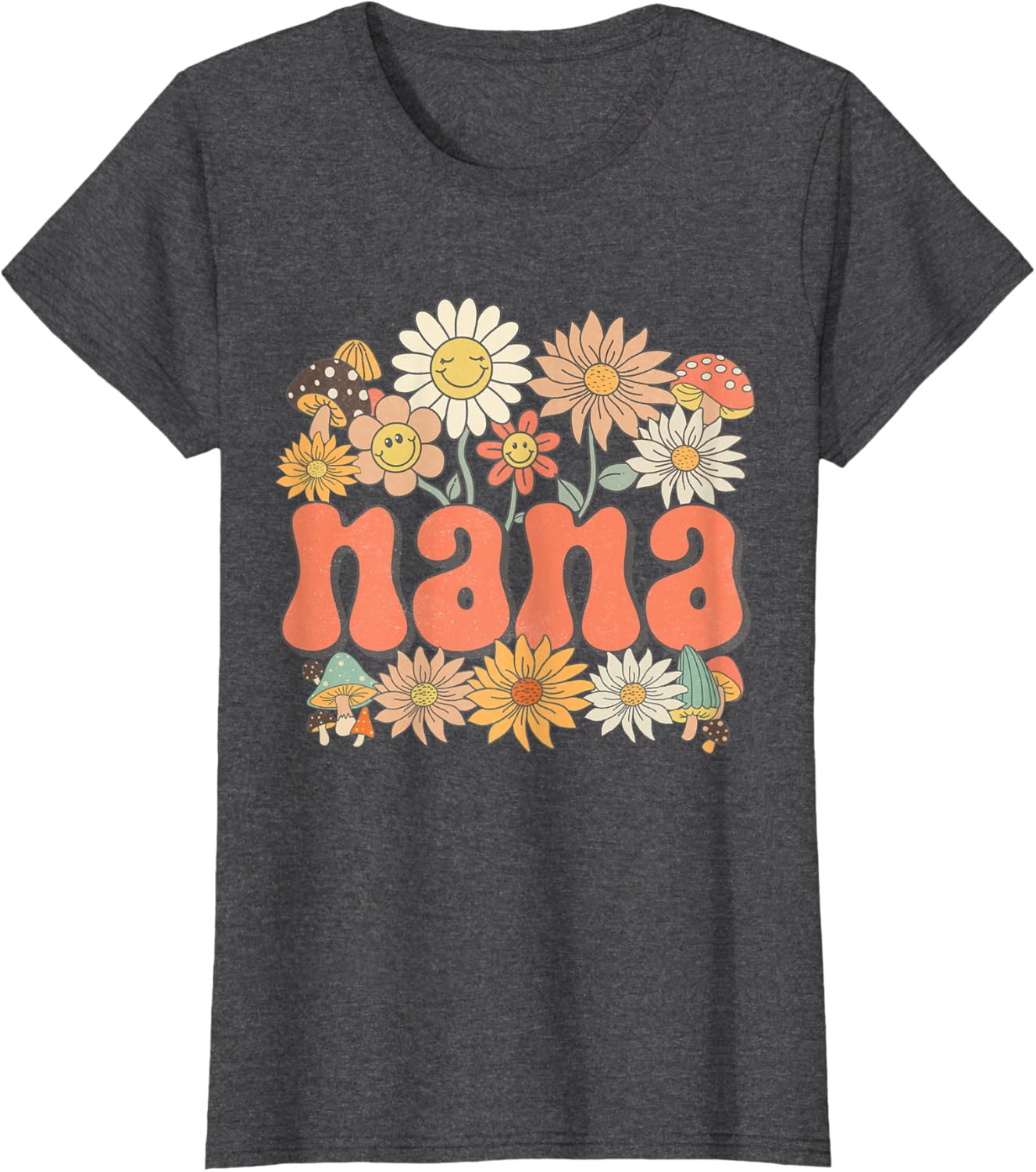 Groovy Nana Floral Hippie Retro Daisy Flower Mother's Day