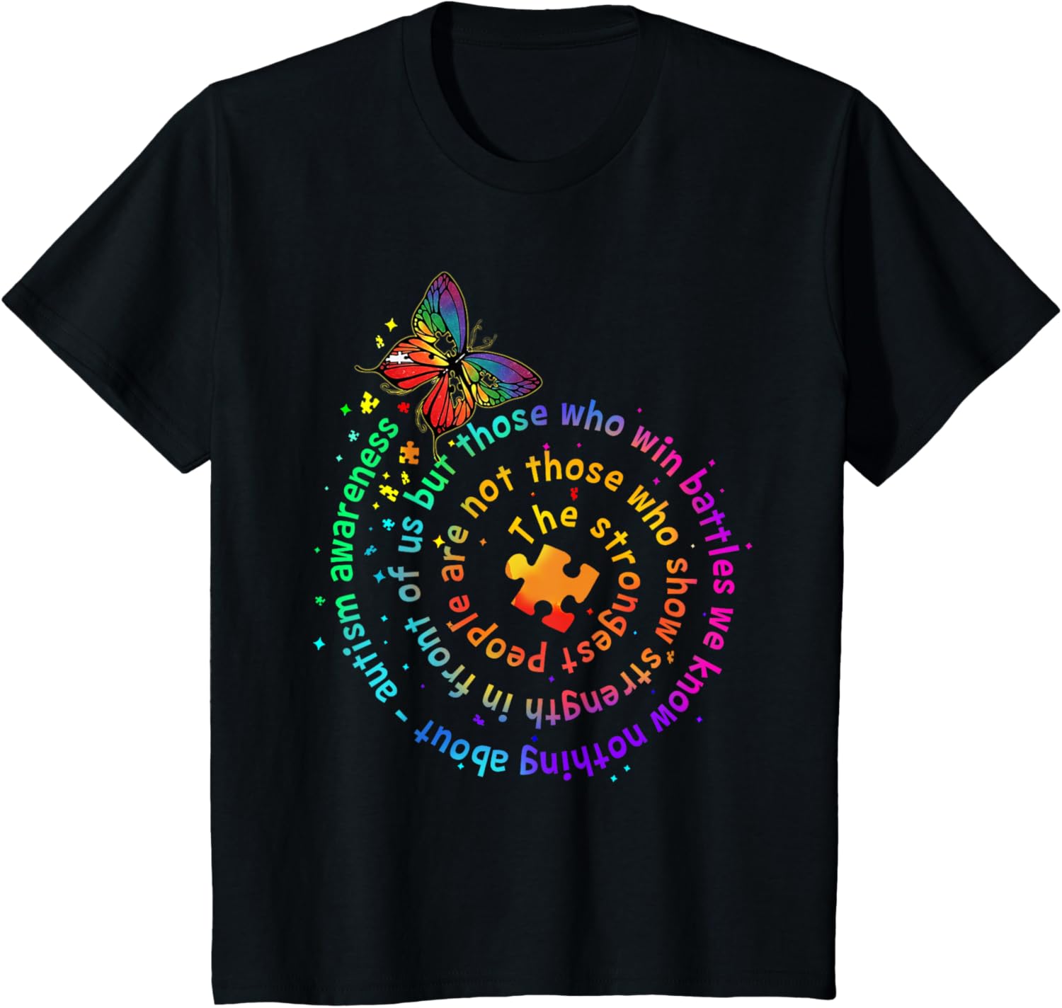 The Strongest People Butterfly Autism Awareness