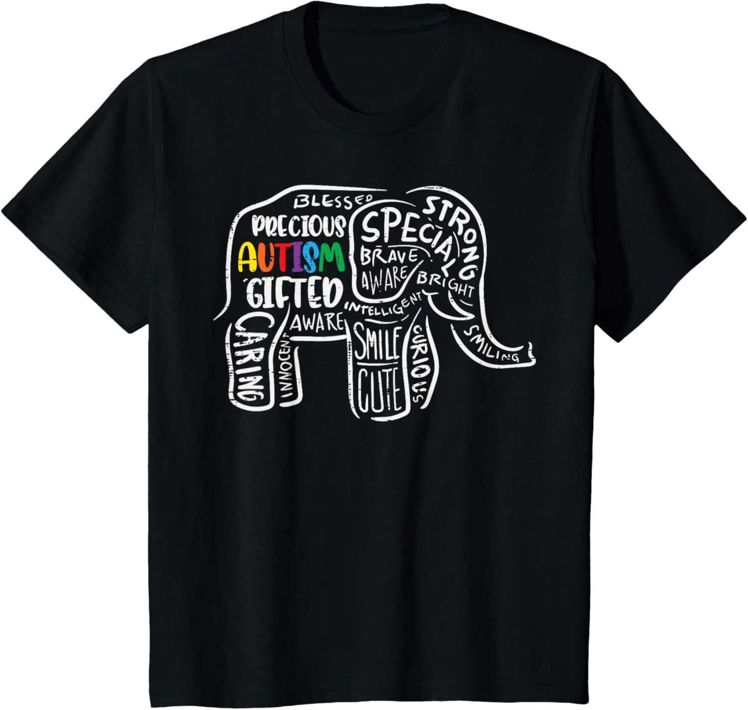 Autism Awareness Elephant Acceptance Autistic Men Women Kids