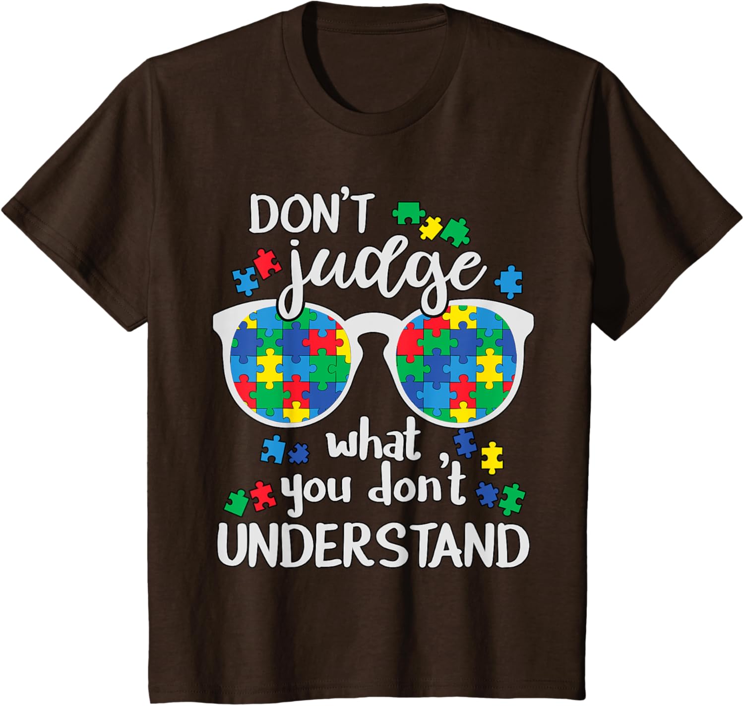 Don't Judge Understand Love Autistic Kids Autism Awareness