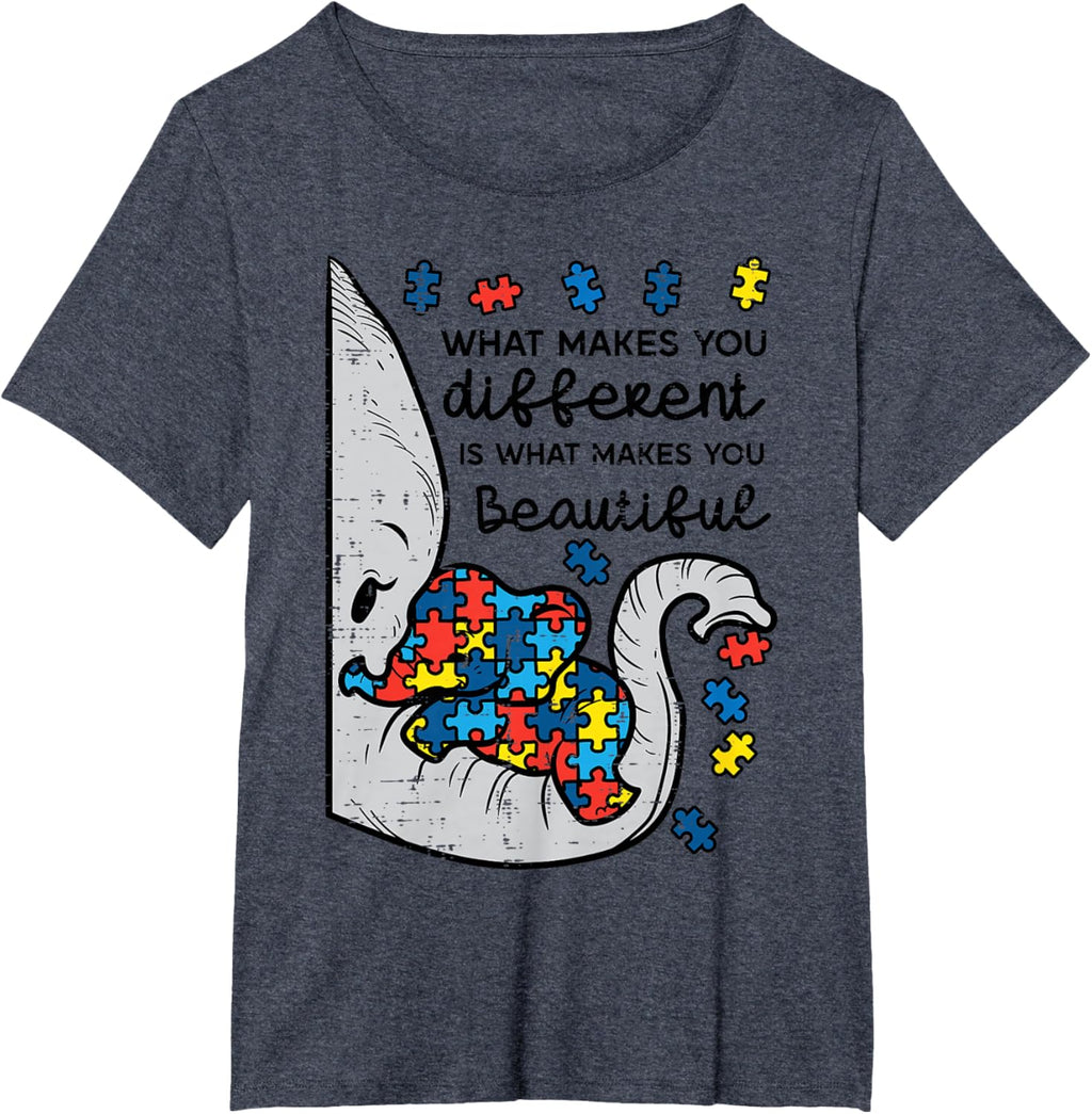 What Makes You Different Beautiful Elephant Autism Awareness